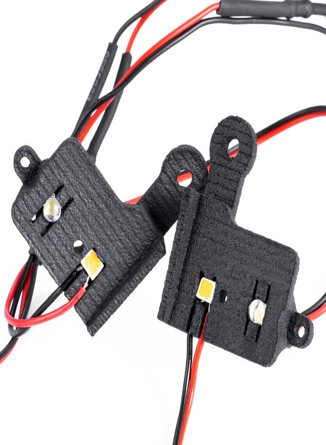 WEFEINO Resin RC Front & Rear LED Light Kits Headlight Taillight Upgrade Parts for 1/18 Tra-xxas TRX4M F150 RC Crawler Car - Image 4